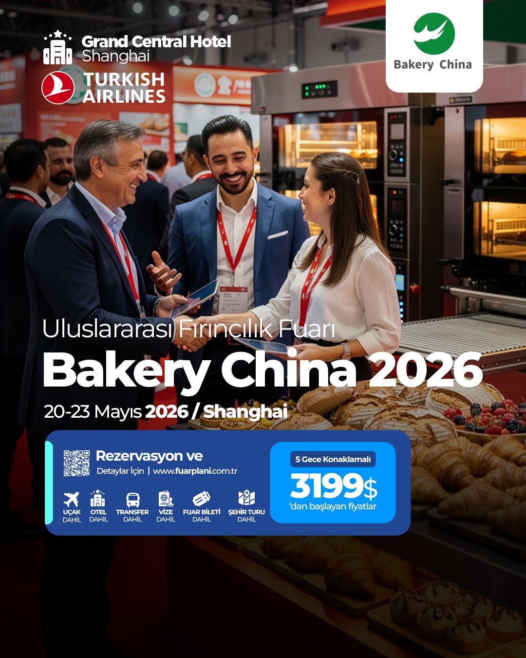 BAKERY CHINA 2026 Uluslararası Fırıncılık ve Pastacılık Fuarı